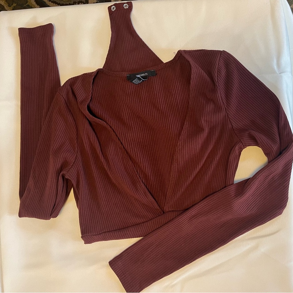 Forever 21 V Neck Bodysuit